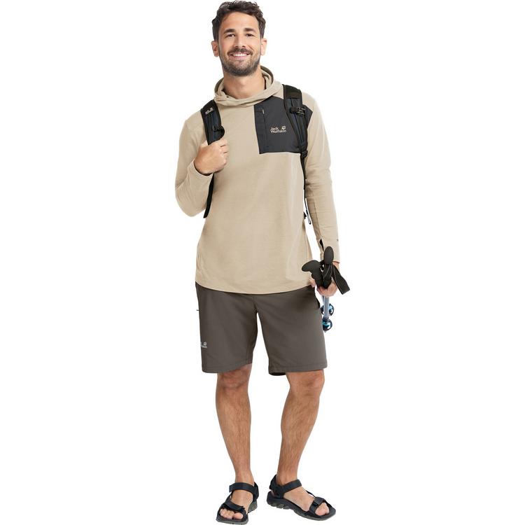 Jack Wolfskin Jack Wolfskin SUCOL HOODY M Langarmshirt Herren - oyster - 2 | SportScheck