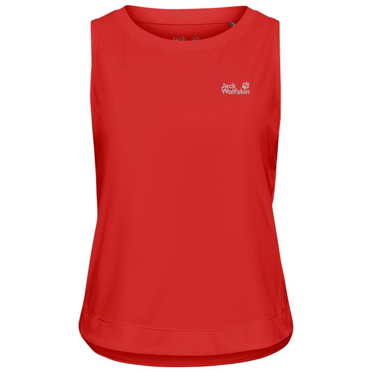 Jack Wolfskin Jack Wolfskin LITESTRIDE TANK TOP W Tanktop Damen - siren red - 0 | SportScheck