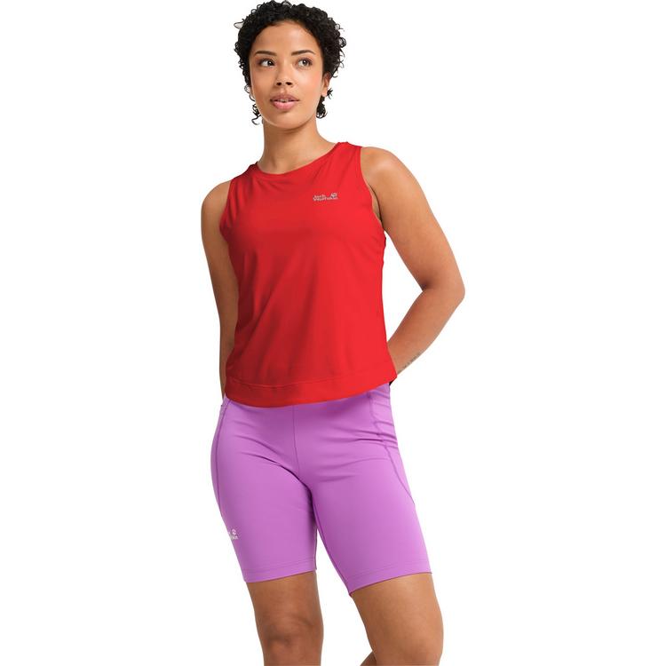 Jack Wolfskin Jack Wolfskin LITESTRIDE TANK TOP W Tanktop Damen - siren red - 0 | SportScheck