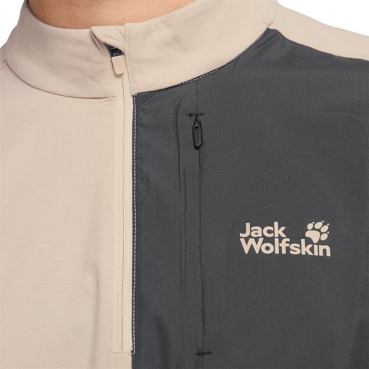 Jack Wolfskin Jack Wolfskin SUCOL HZ T M T-Shirt Herren - oyster - 0 | SportScheck