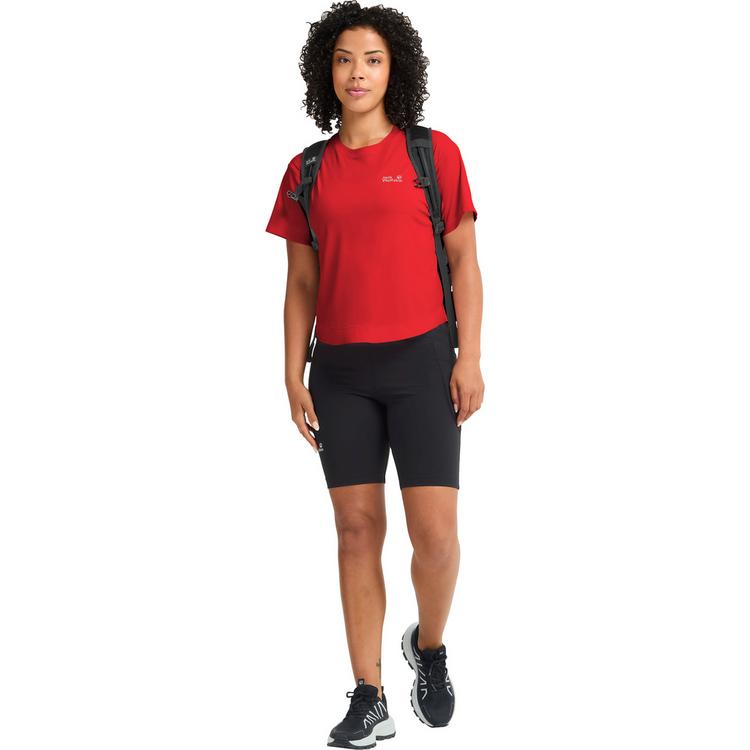 Jack Wolfskin Jack Wolfskin LITESTRIDE T W T-Shirt Damen - siren red - 2 | SportScheck