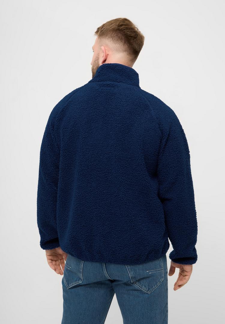 Derbe Derbe Kuschelby Troyer Fleecejacke Herren - navy peony - 2 | SportScheck