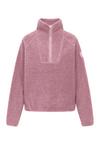 Derbe Kuschelby Troyer Fleecejacke Damen - Coral Blush