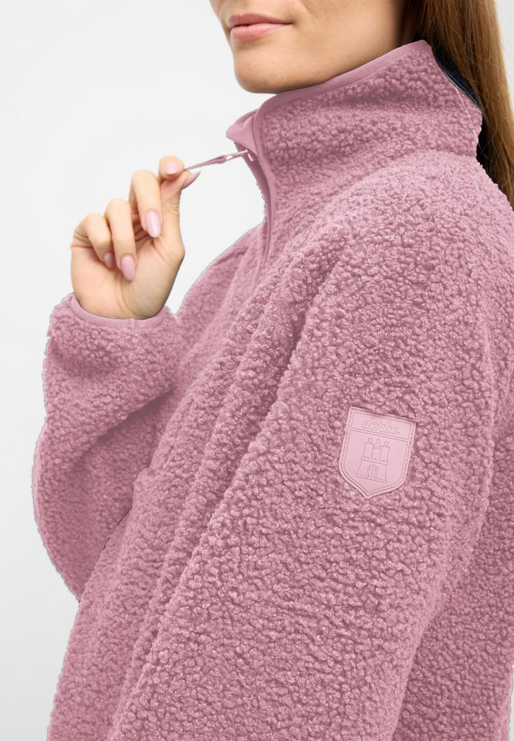 Derbe Derbe Kuschelby Troyer Fleecejacke Damen - Coral Blush - 0 | SportScheck