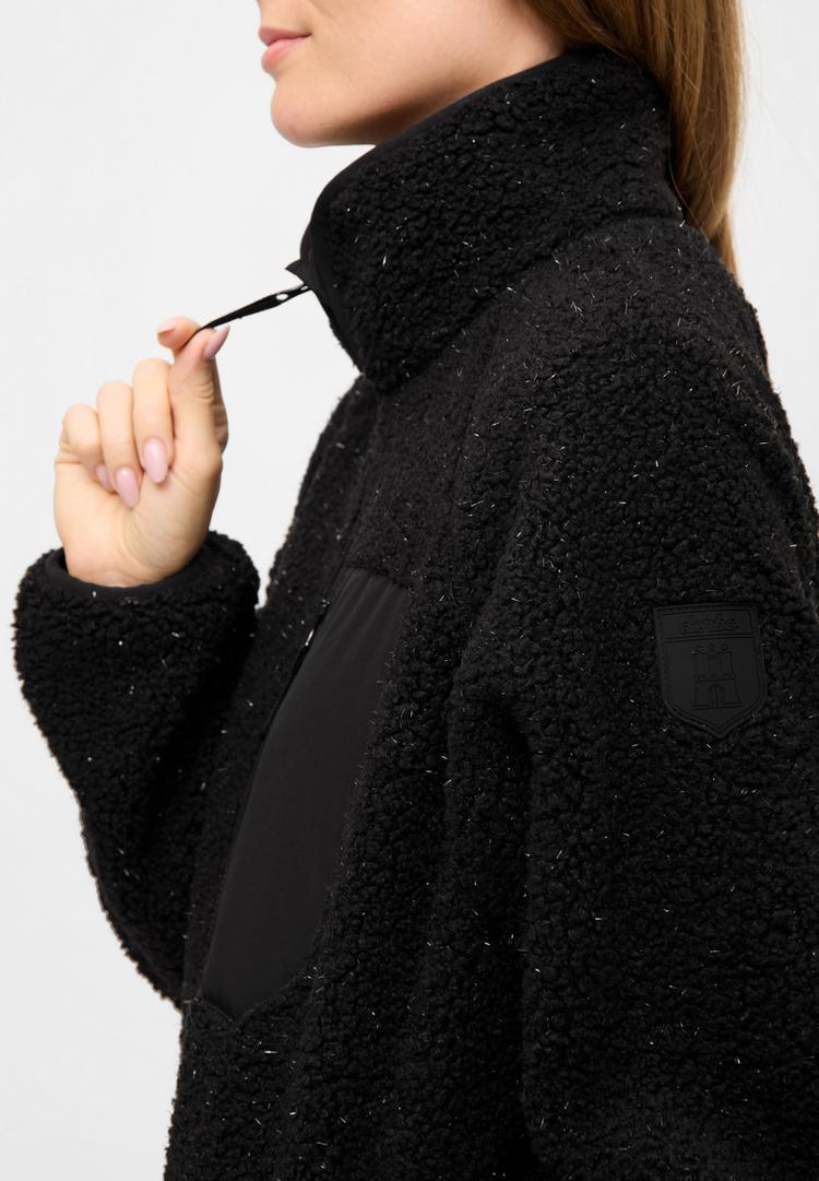 Derbe Derbe Kuschelby Long Fleecejacke Damen - glitter - 1 | SportScheck