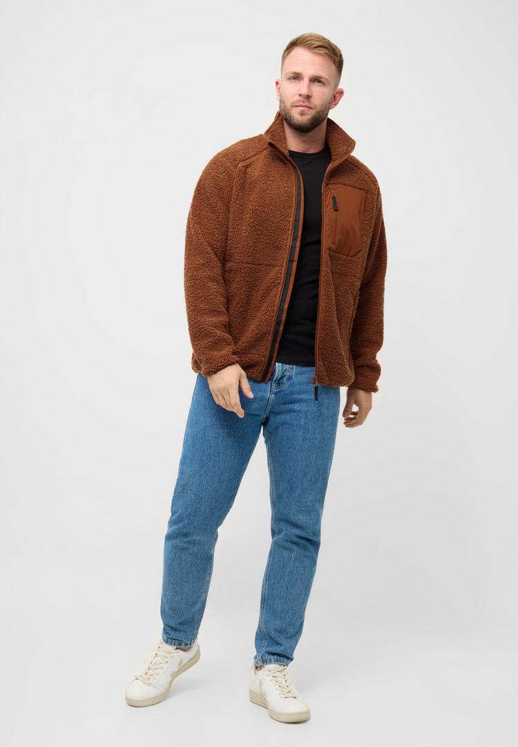Derbe Derbe Kuschelby_Pocket Fleecejacke Herren - caramel caf&egrave; - 1 | SportScheck