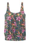 Lascana Tankini-Top Bikini Oberteil Damen - oliv bedruckt