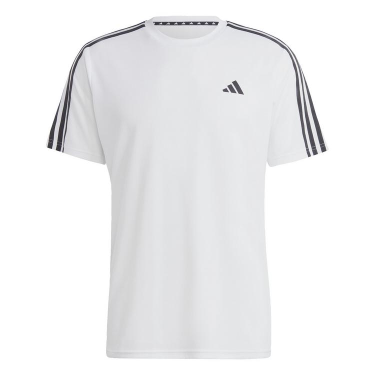 adidas adidas Train Essentials 3-Streifen Training Funktionsshirt Herren - White / Black - 0 | SportScheck
