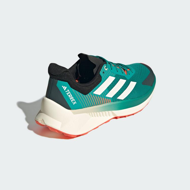 adidas adidas TERREX Soulstride Flow Laufschuhe Herren - Pure Teal / Off White / Semi Impact Orange - 4 | SportScheck