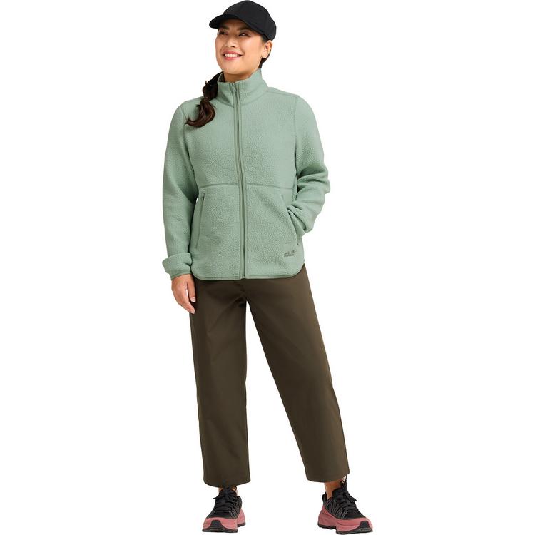 Jack Wolfskin Jack Wolfskin LITE CURL FZ W Fleecejacke Damen - green zinnia - 2 | SportScheck