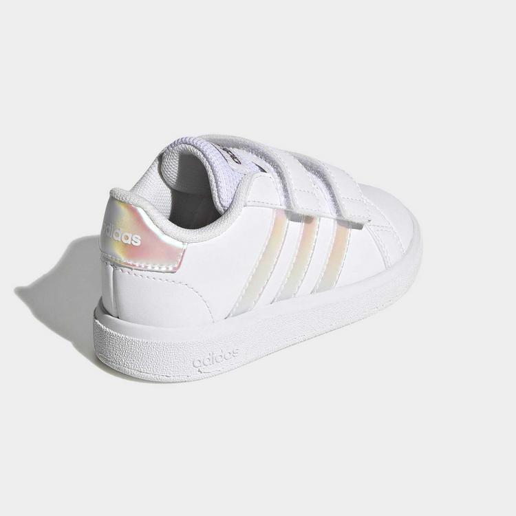 adidas adidas Grand Court Lifestyle Court Hook and Sneaker Kinder - Cloud White / Iridescent / Cloud White - 4 | SportScheck