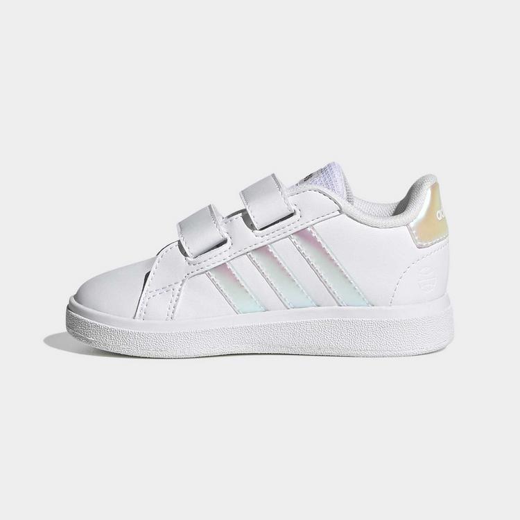 adidas adidas Grand Court Lifestyle Court Hook and Sneaker Kinder - Cloud White / Iridescent / Cloud White - 5 | SportScheck