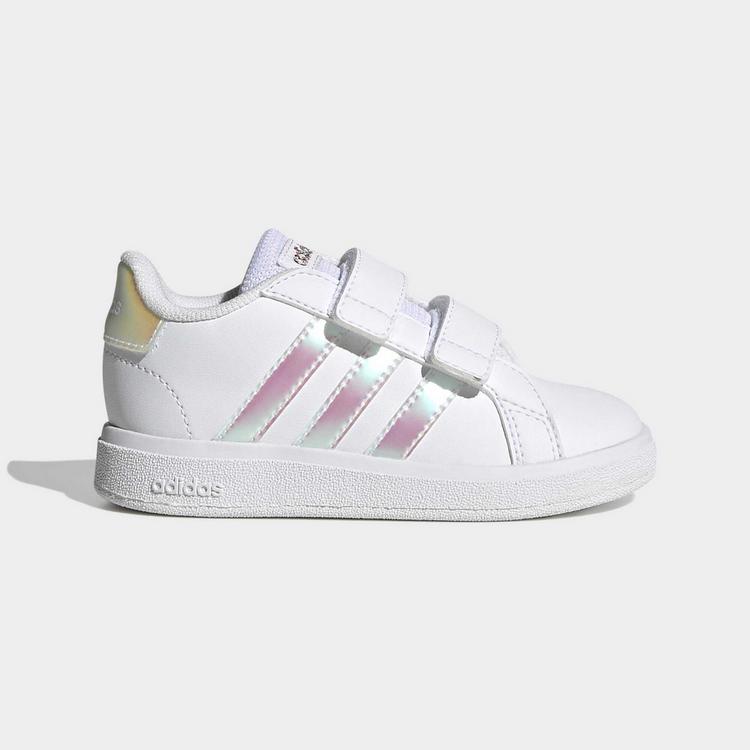 adidas adidas Grand Court Lifestyle Court Hook and Sneaker Kinder - Cloud White / Iridescent / Cloud White - 6 | SportScheck