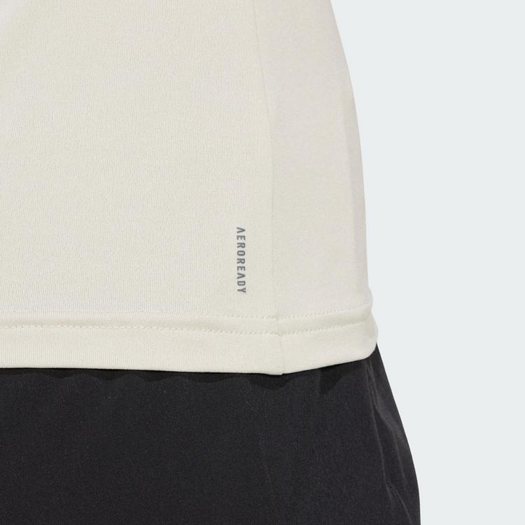 adidas adidas AEROREADY Train Essentials Minimal Funktionsshirt Damen - Beige / White - 0 | SportScheck
