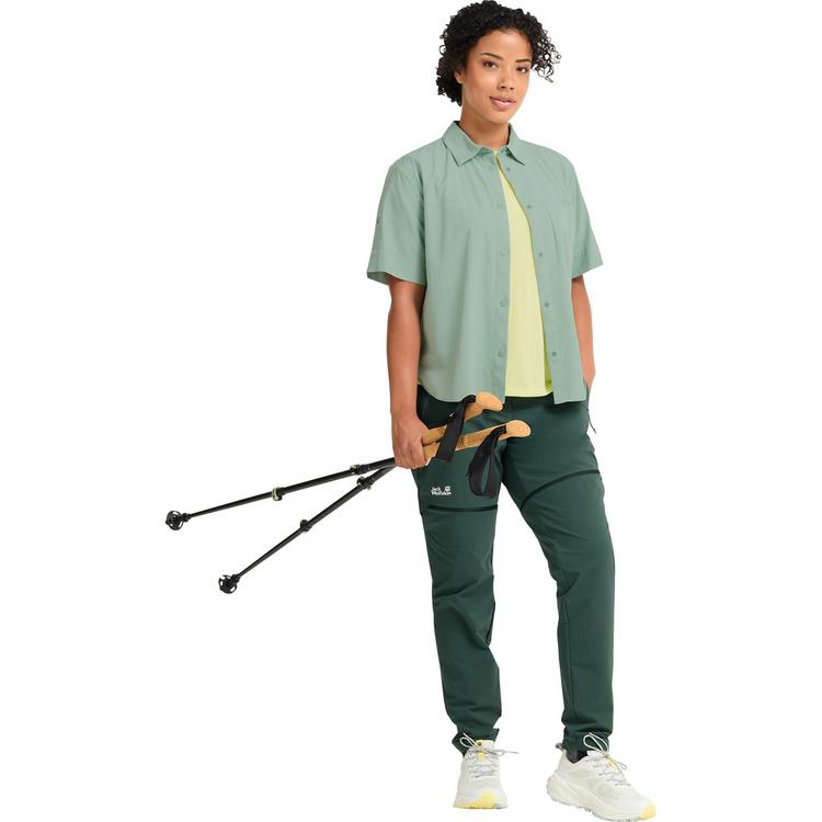 Jack Wolfskin Jack Wolfskin SIERRA CANYON SHIRT W Kurzarmhemd Damen - green zinnia - 2 | SportScheck