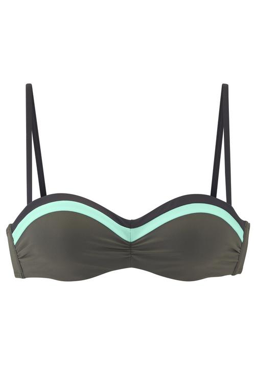 S.OLIVER B&uuml;gel-Bandeau-Bikini-Top Bikini Oberteil Damen