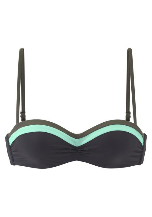S.OLIVER B&uuml;gel-Bandeau-Bikini-Top Bikini Oberteil Damen