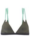 S.OLIVER Triangel-Bikini-Top Bikini Oberteil Damen - khaki