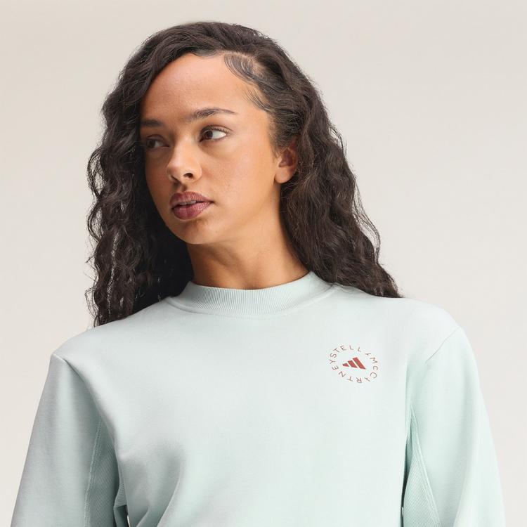 adidas adidas adidas by Stella McCartney Regular Funktionssweatshirt Damen - Vapour Green - 0 | SportScheck