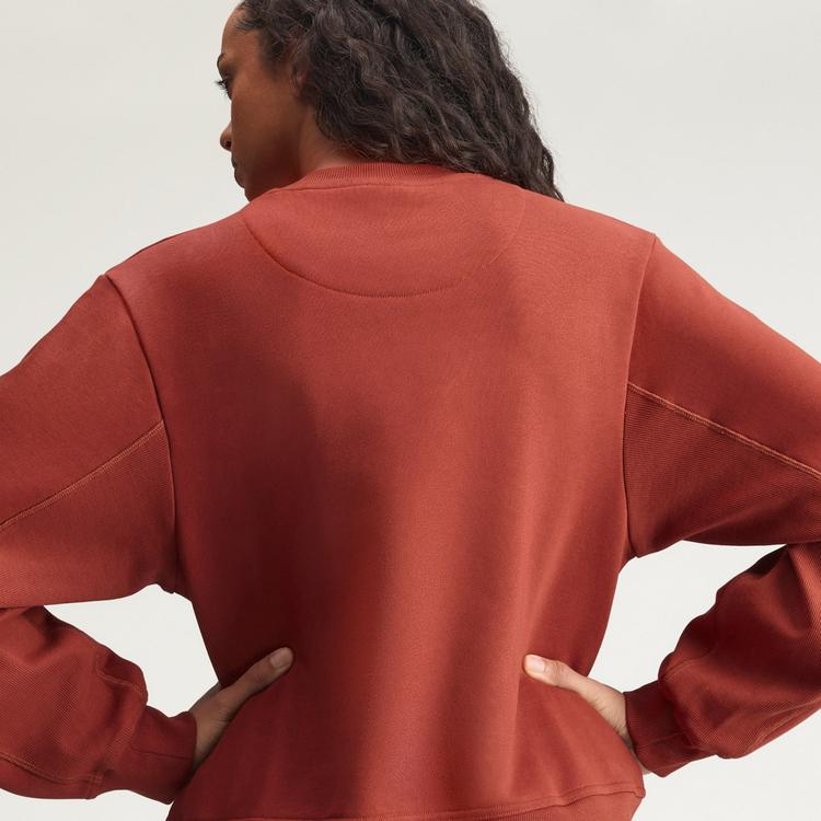 adidas adidas adidas by Stella McCartney Regular Funktionssweatshirt Damen - Burnt Sienna - 1 | SportScheck