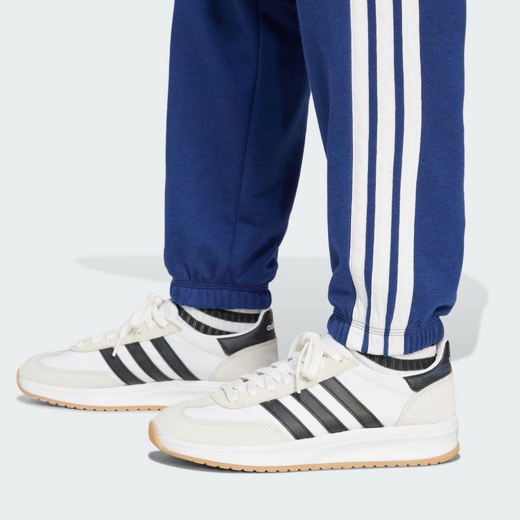adidas adidas Essentials 3-Streifen French Terry Trainingshose Damen - Dark Blue / White - 1 | SportScheck