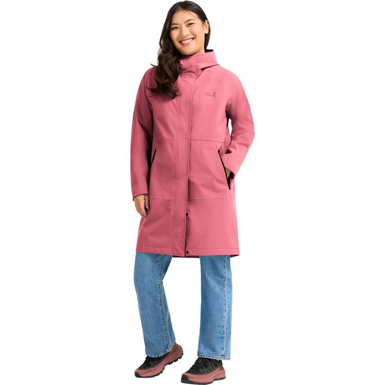 Jack Wolfskin Jack Wolfskin ONERA 2L COAT W Funktionsmantel Damen - evening rose - 2 | SportScheck