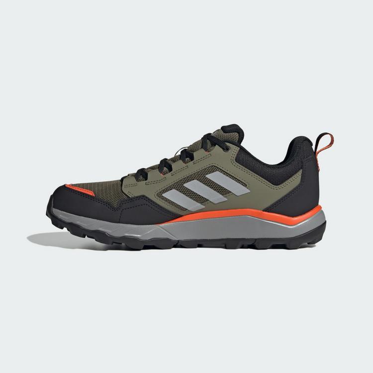 adidas adidas Tracerocker 2.0 GORE-TEX Laufschuhe Herren - Olive Strata / Charcoal Solid Grey / Semi Impact Orange - 5 | SportScheck