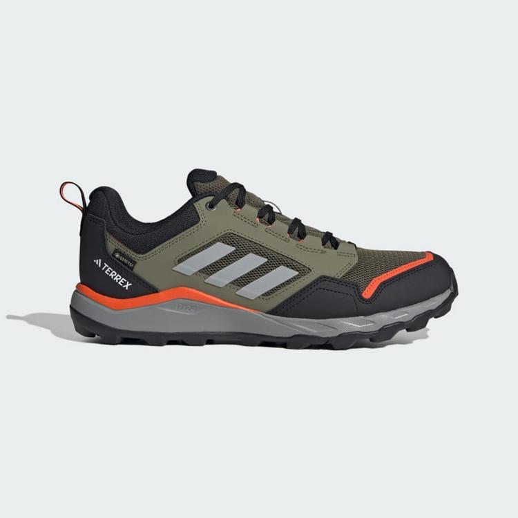 adidas adidas Tracerocker 2.0 GORE-TEX Laufschuhe Herren - Olive Strata / Charcoal Solid Grey / Semi Impact Orange - 9 | SportScheck