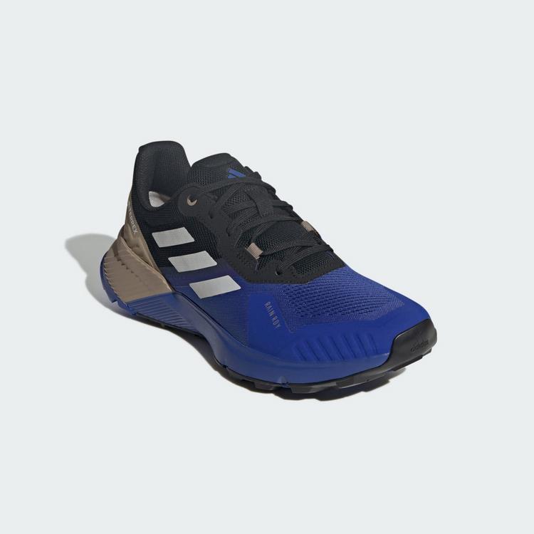 adidas adidas TERREX Soulstride RAIN.RDY Laufschuhe - Semi Lucid Blue / Grey One / Blanch Cargo - 3 | SportScheck