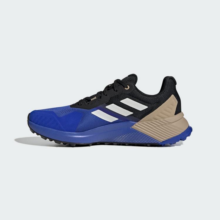 adidas adidas TERREX Soulstride RAIN.RDY Laufschuhe - Semi Lucid Blue / Grey One / Blanch Cargo - 5 | SportScheck