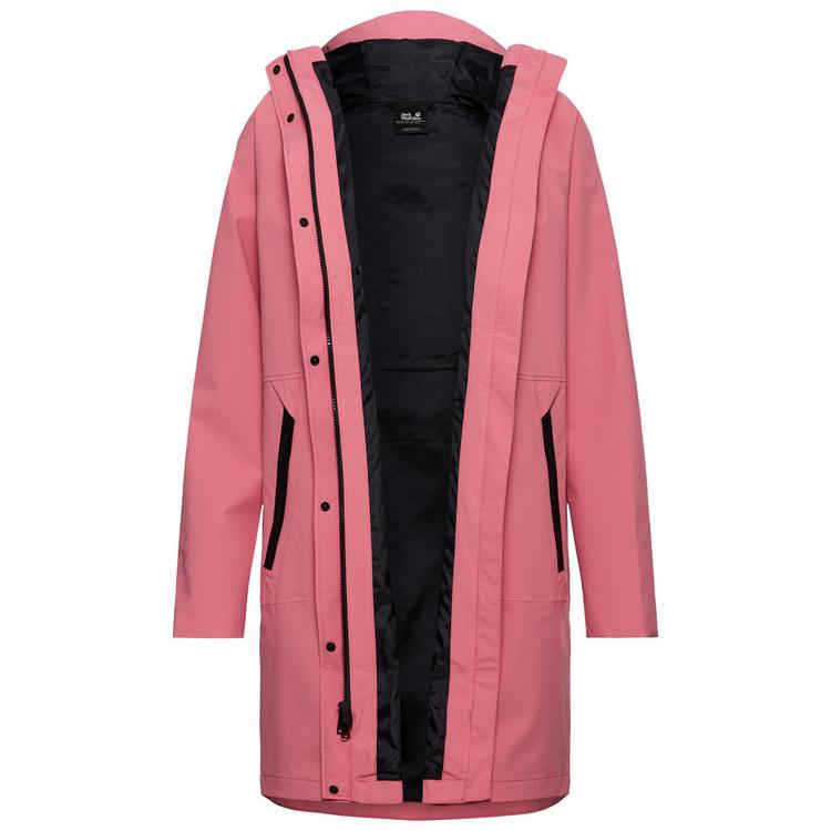 Jack Wolfskin Jack Wolfskin ONERA 2L COAT W Funktionsmantel Damen - evening rose - 3 | SportScheck