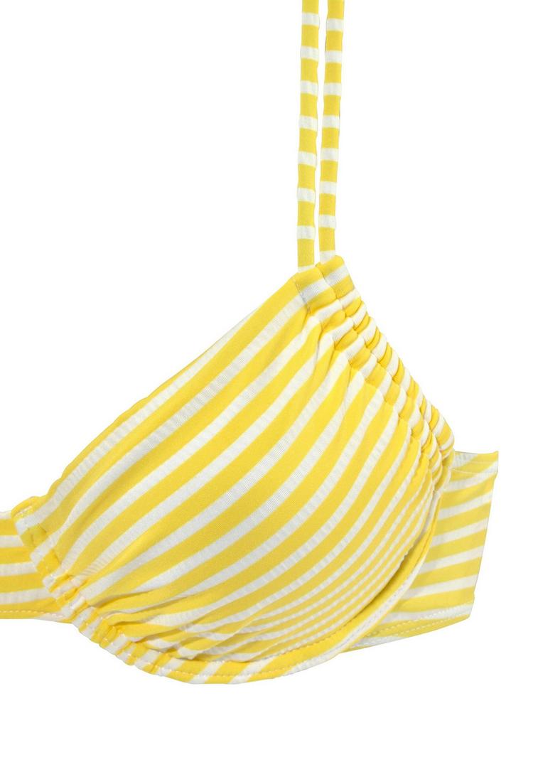 S.OLIVER S.OLIVER B&uuml;gel-Bikini Bikini Set Damen - gelb-wei&szlig; - 1 | SportScheck