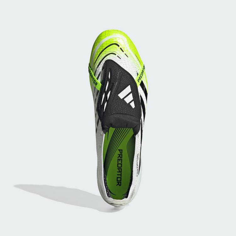 adidas adidas Predator Elite Fold-Over Tongue AG Fu&szlig;ballschuhe - Cloud White / Core Black / Lucid Lemon - 0 | SportScheck
