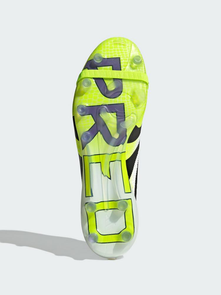 adidas adidas Predator Elite Fold-Over Tongue AG Fu&szlig;ballschuhe - Cloud White / Core Black / Lucid Lemon - 1 | SportScheck