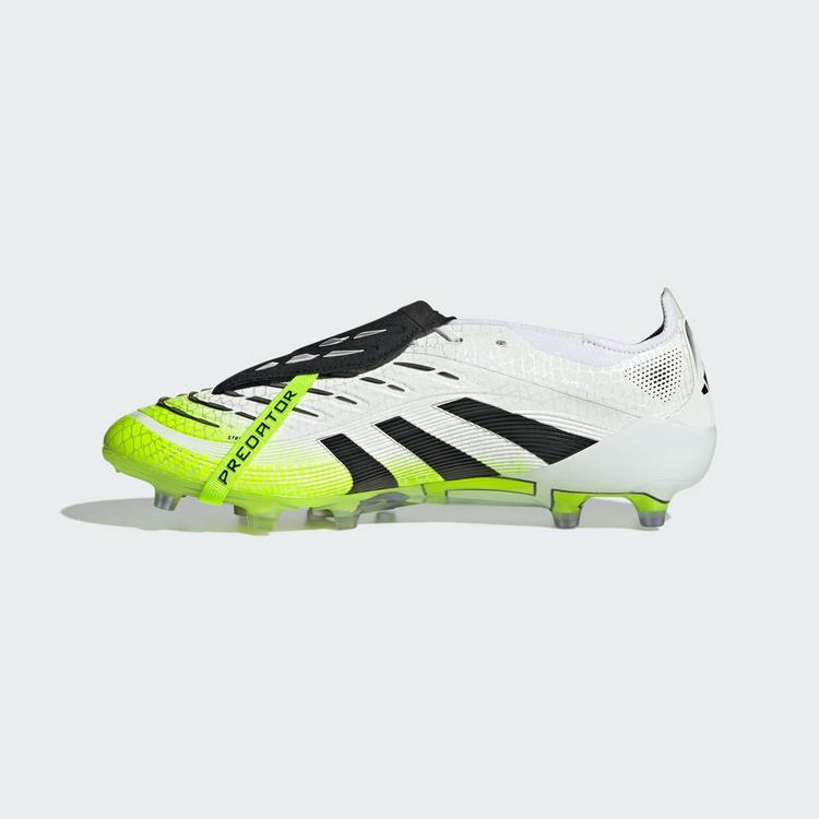adidas adidas Predator Elite Fold-Over Tongue AG Fu&szlig;ballschuhe - Cloud White / Core Black / Lucid Lemon - 4 | SportScheck