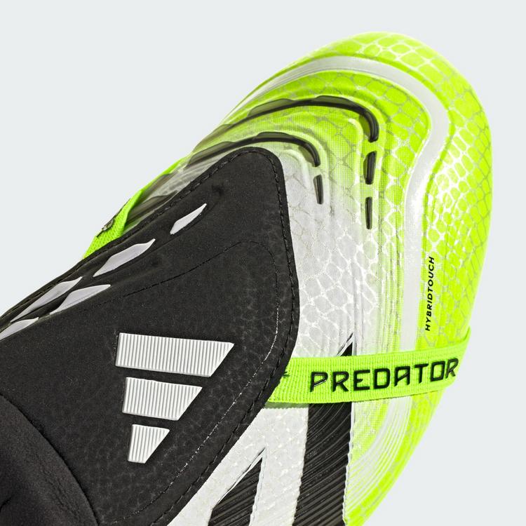 adidas adidas Predator Elite Fold-Over Tongue AG Fu&szlig;ballschuhe - Cloud White / Core Black / Lucid Lemon - 5 | SportScheck