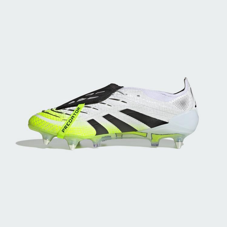 adidas adidas Predator Elite Fu&szlig;ballschuh, weiche Fu&szlig;ballschuhe - Cloud White / Core Black / Lucid Lemon - 4 | SportScheck