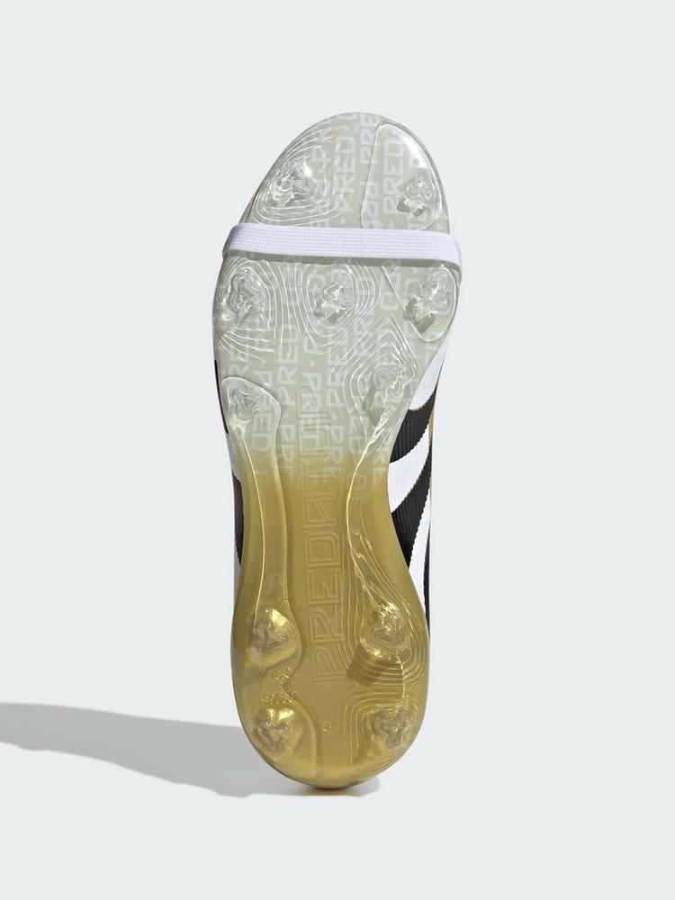 adidas adidas Predator Elite Fold-Over Tongue Firm Fu&szlig;ballschuhe Kinder - Cloud White / Core Black / Gold Metallic - 1 | SportScheck