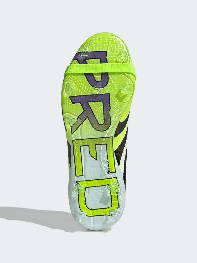 adidas adidas Predator Elite Fold-Over Tongue Firm Fu&szlig;ballschuhe Kinder - Cloud White / Core Black / Lucid Lemon - 1 | SportScheck