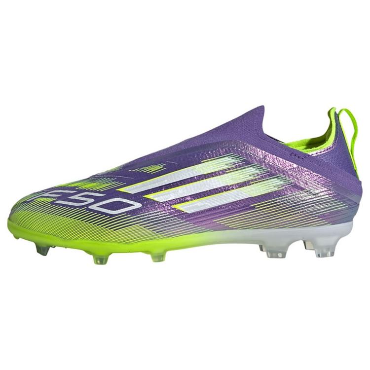 adidas adidas F50 Elite Schn&uuml;rsenkellose Fu&szlig;ballschuhe Kinder - Purple Rush / Cloud White / Lucid Lemon - 0 | SportScheck