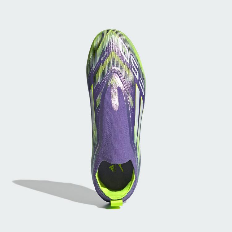 adidas adidas F50 Elite Schn&uuml;rsenkellose Fu&szlig;ballschuhe Kinder - Purple Rush / Cloud White / Lucid Lemon - 0 | SportScheck