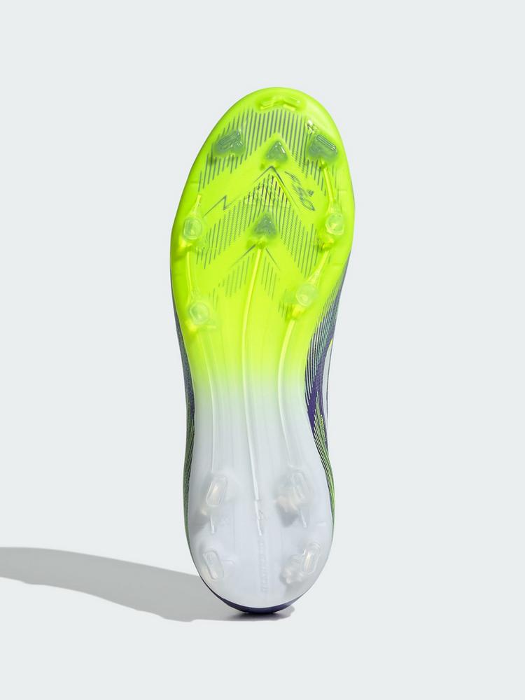 adidas adidas F50 Elite Schn&uuml;rsenkellose Fu&szlig;ballschuhe Kinder - Purple Rush / Cloud White / Lucid Lemon - 1 | SportScheck