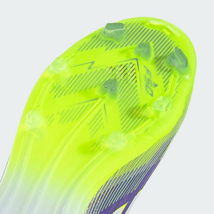 adidas adidas F50 Elite Schn&uuml;rsenkellose Fu&szlig;ballschuhe Kinder - Purple Rush / Cloud White / Lucid Lemon - 5 | SportScheck