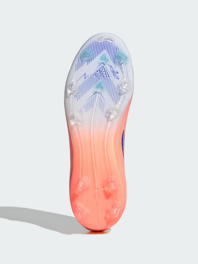 adidas adidas F50 Elite Schn&uuml;rsenkellose Fu&szlig;ballschuhe Kinder - Beam Orange / Lucid Blue / Cloud White - 1 | SportScheck