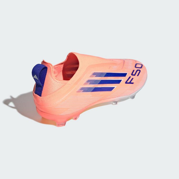 adidas adidas F50 Elite Schn&uuml;rsenkellose Fu&szlig;ballschuhe Kinder - Beam Orange / Lucid Blue / Cloud White - 3 | SportScheck