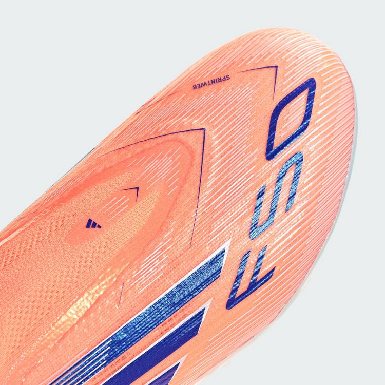 adidas adidas F50 Elite Schn&uuml;rsenkellose Fu&szlig;ballschuhe Kinder - Beam Orange / Lucid Blue / Cloud White - 6 | SportScheck
