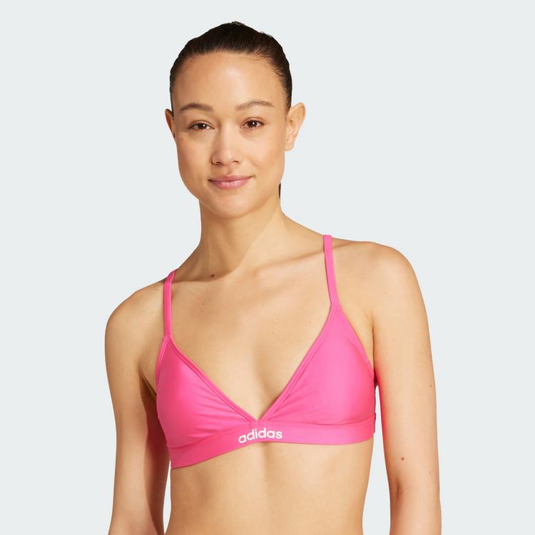 adidas adidas Triangle Bikini Set mit Bikini Set Damen - Shock Pink / White - 0 | SportScheck