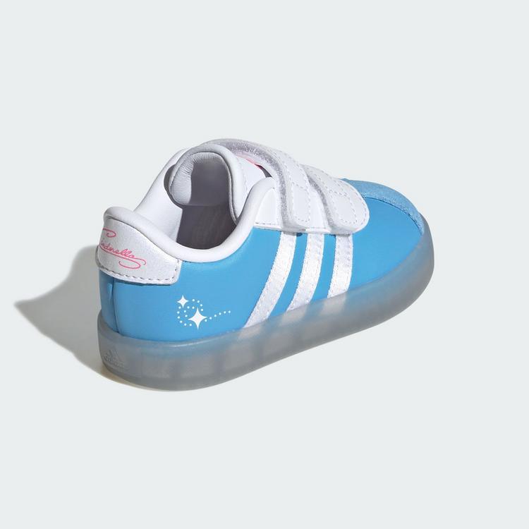 adidas adidas adidas Schuhe Disney Cinderella VL Sneaker Kinder - Semi Blue Burst / Cloud White / Lucid Pink - 4 | SportScheck