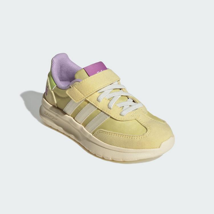 adidas adidas adidas Disney Tiana Run 70s 2.0 Sneaker Kinder - Powder Yellow / Cream White / Powder Plum - 3 | SportScheck