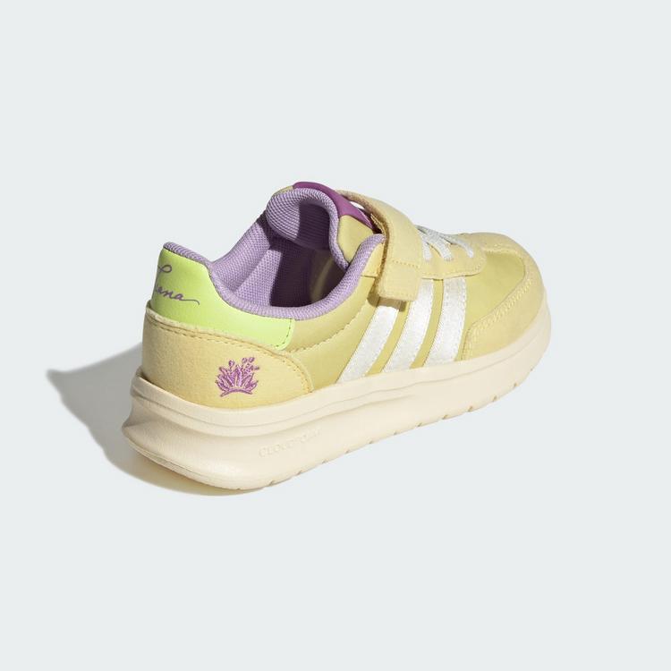 adidas adidas adidas Disney Tiana Run 70s 2.0 Sneaker Kinder - Powder Yellow / Cream White / Powder Plum - 4 | SportScheck